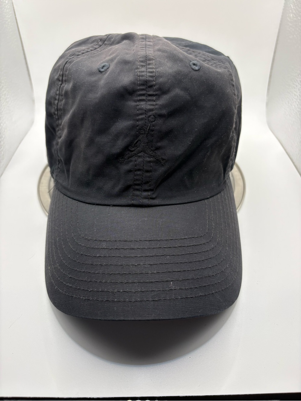 Jordan Jumpman Black Tonal Adjustable Strapback Baseball Hat Cap